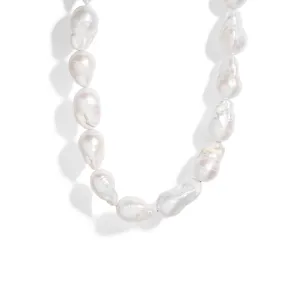 BAROQUE CHUNKY PEARL NECKLACE