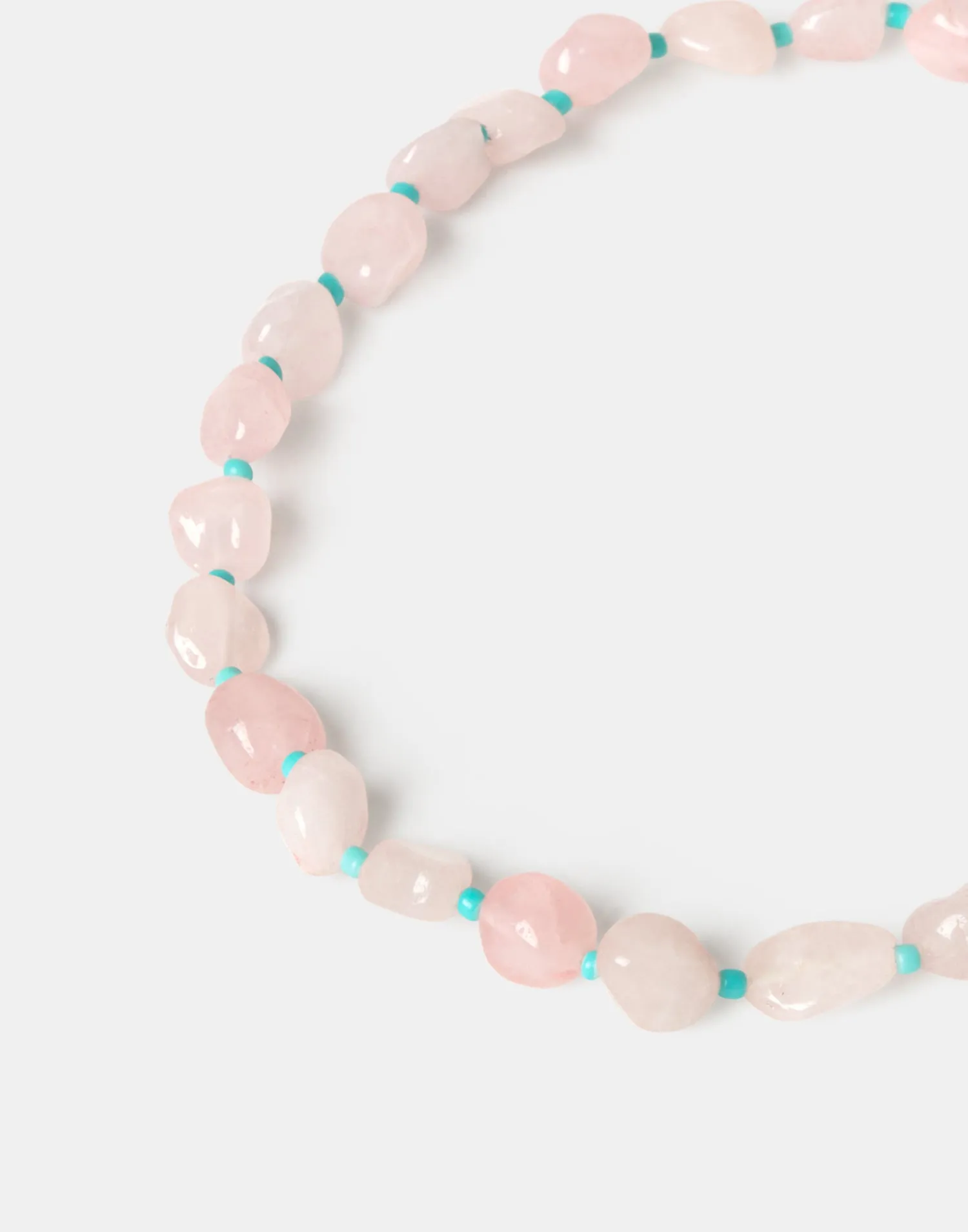 Collar piedras rosa