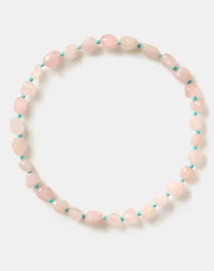 Collar piedras rosa