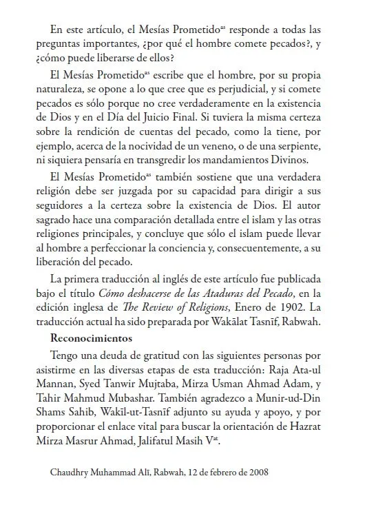 Como Liberarnos del Pecado