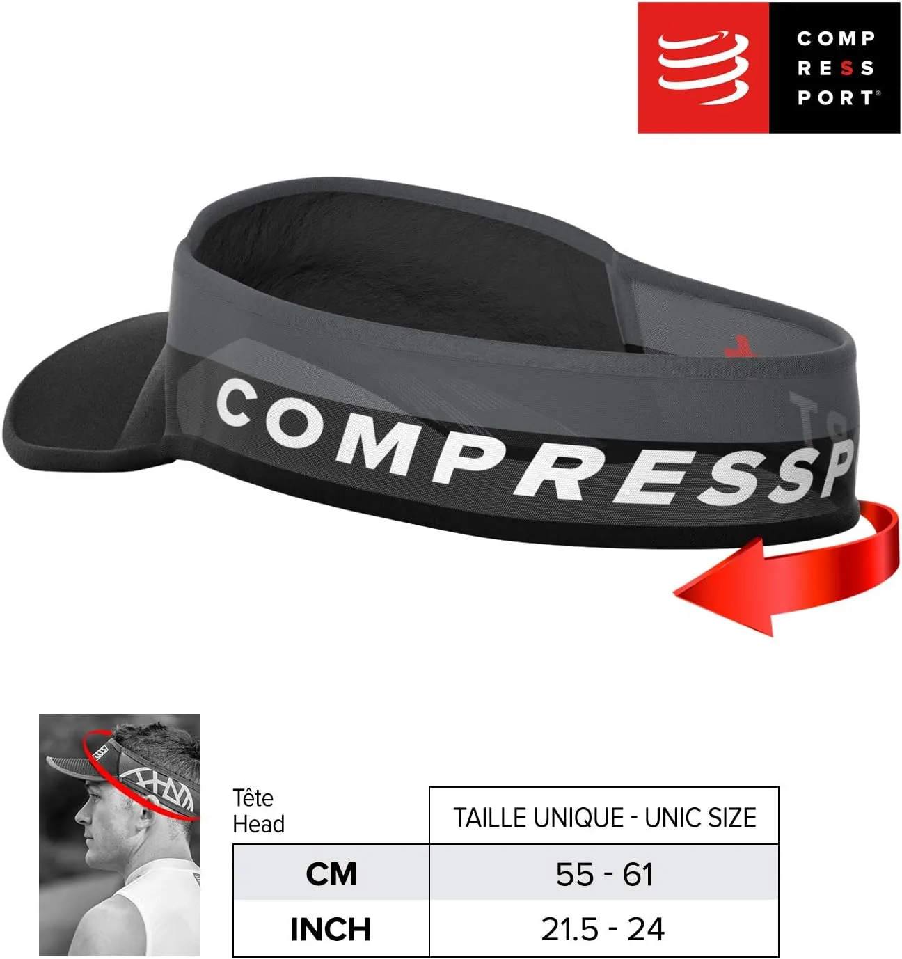 COMPRESSPORT Men's Visor