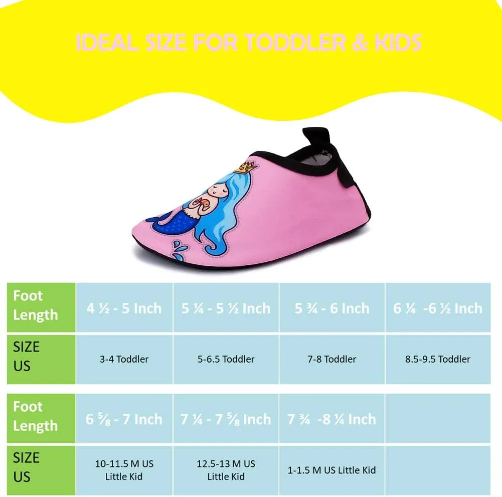 Dream Bridge Kids Water Shoes Quick Dry Barefoot Non-Slip Boys Girls Aqua Socks Shoes for Beach Outdoor Sports
