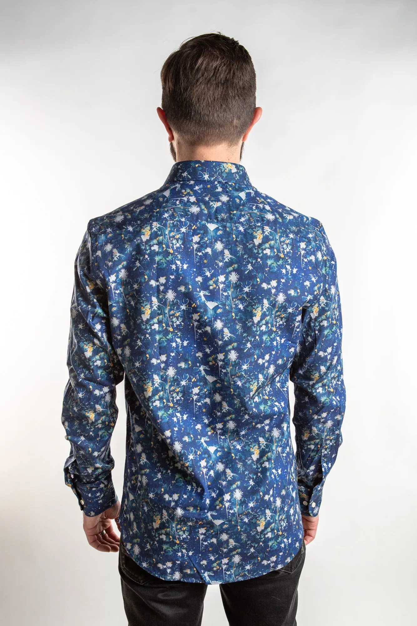 Dress Shirt - Navy Floral