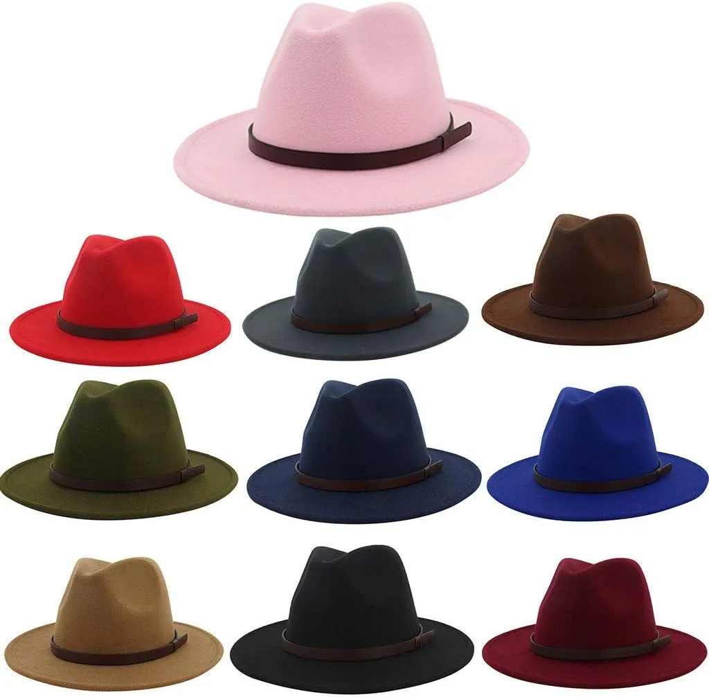 Fedora Fedora Hat for Men Women Short Brim Hat Classic Panama Winter Beach Sun Hat Fedora Sun Hats