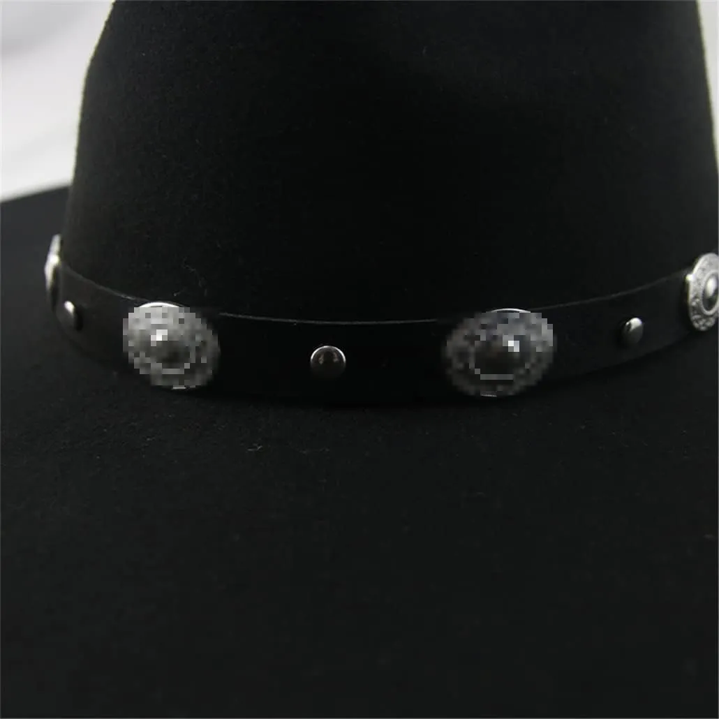 Fedora Hats For Women Panama Wide Brim 9.5CM Big Size Belt Casual Formal Men Caps Black Khaki Jazz Cap
