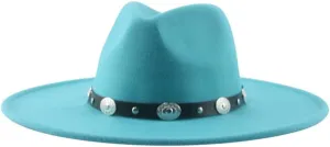 Fedora Hats For Women Panama Wide Brim 9.5CM Big Size Belt Casual Formal Men Caps Black Khaki Jazz Cap