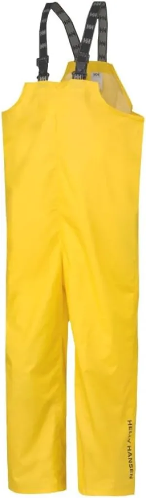 Helly-Hansen Workwear Mandal Waterproof Bib Overalls for Men - PVC-Coated Polyester, Breathable, Adjustable Work Bibs for Men