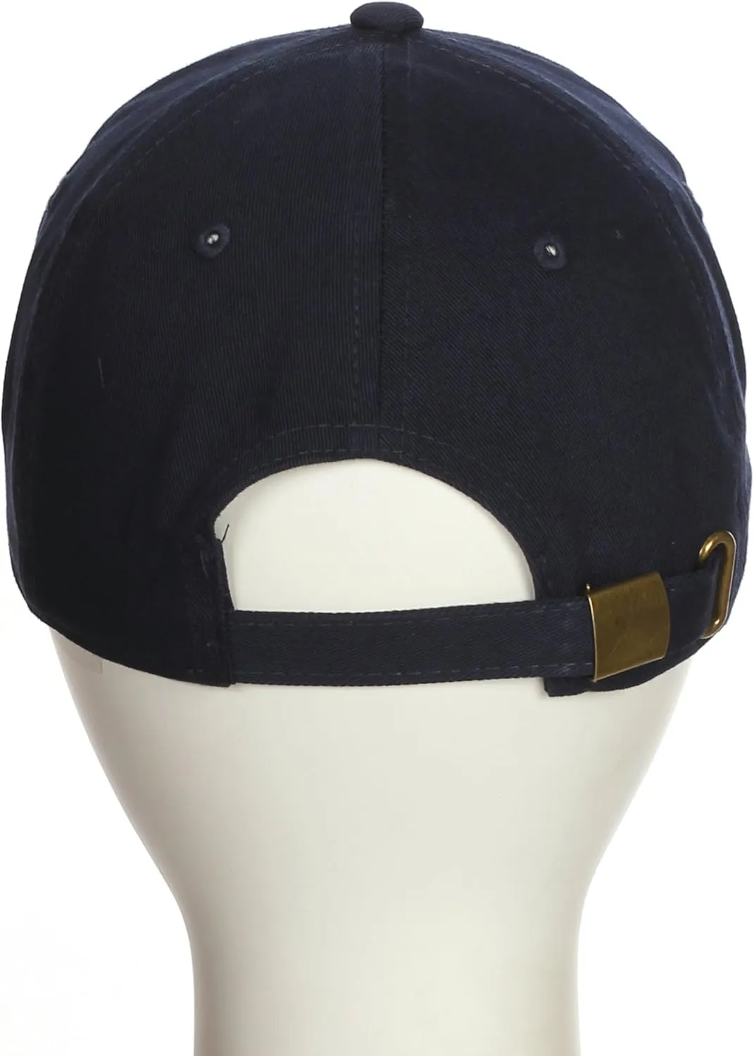 I&W Hatgear Customized Letter Intial Baseball Hat A to Z Team Colors, Navy Cap Black White