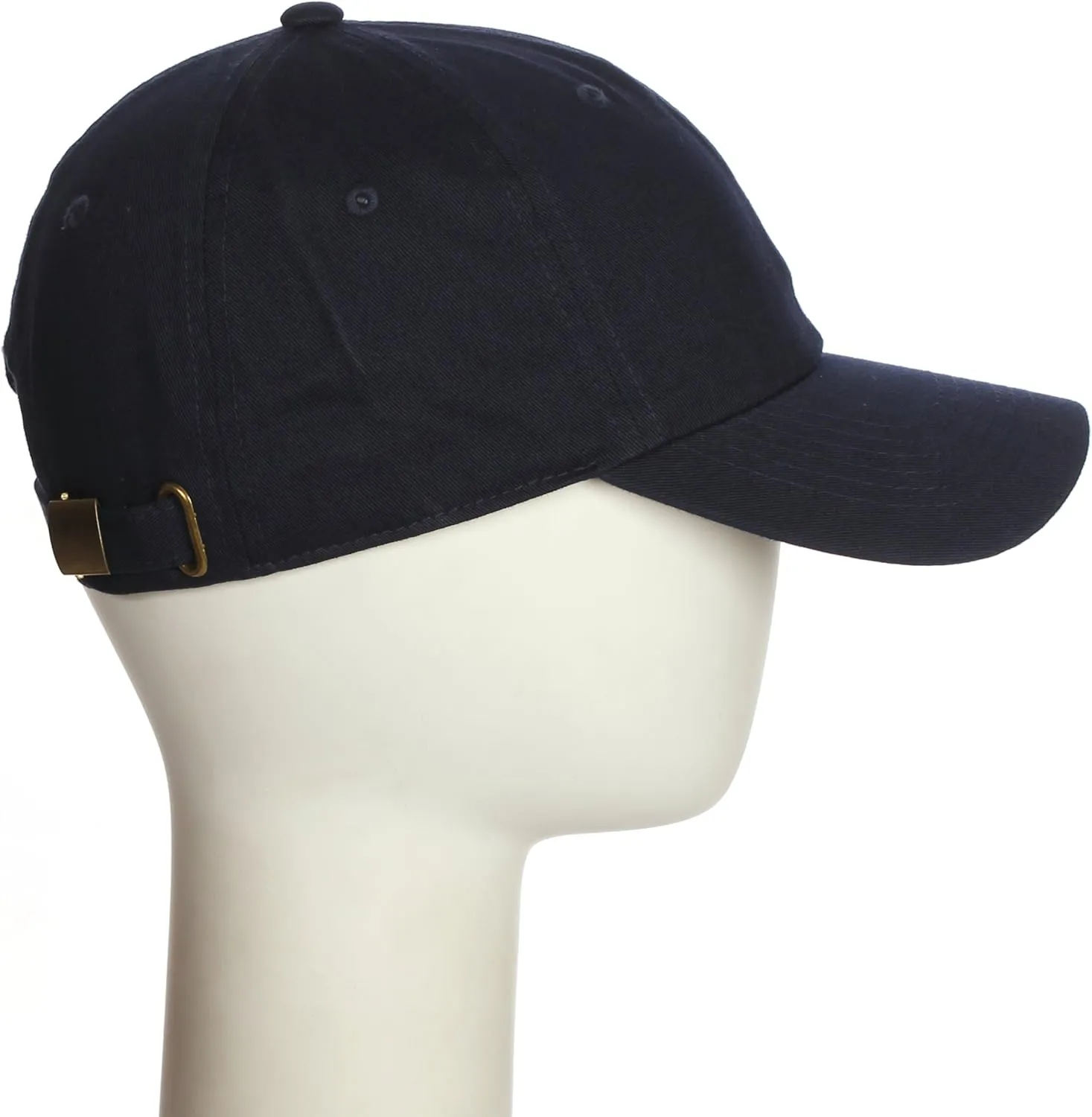 I&W Hatgear Customized Letter Intial Baseball Hat A to Z Team Colors, Navy Cap Black White