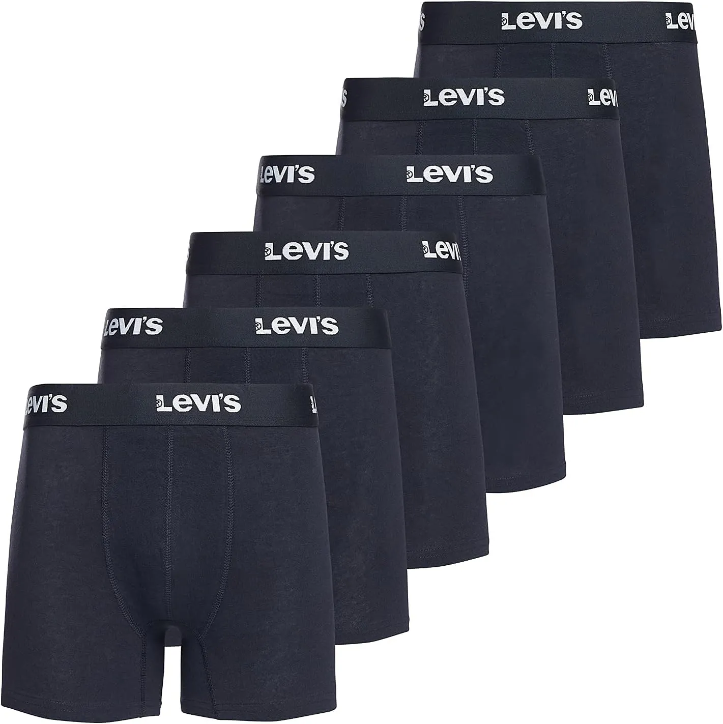 Levi's Mens Boxer Briefs Breathable Cotton Underwear for Men Pack of 6