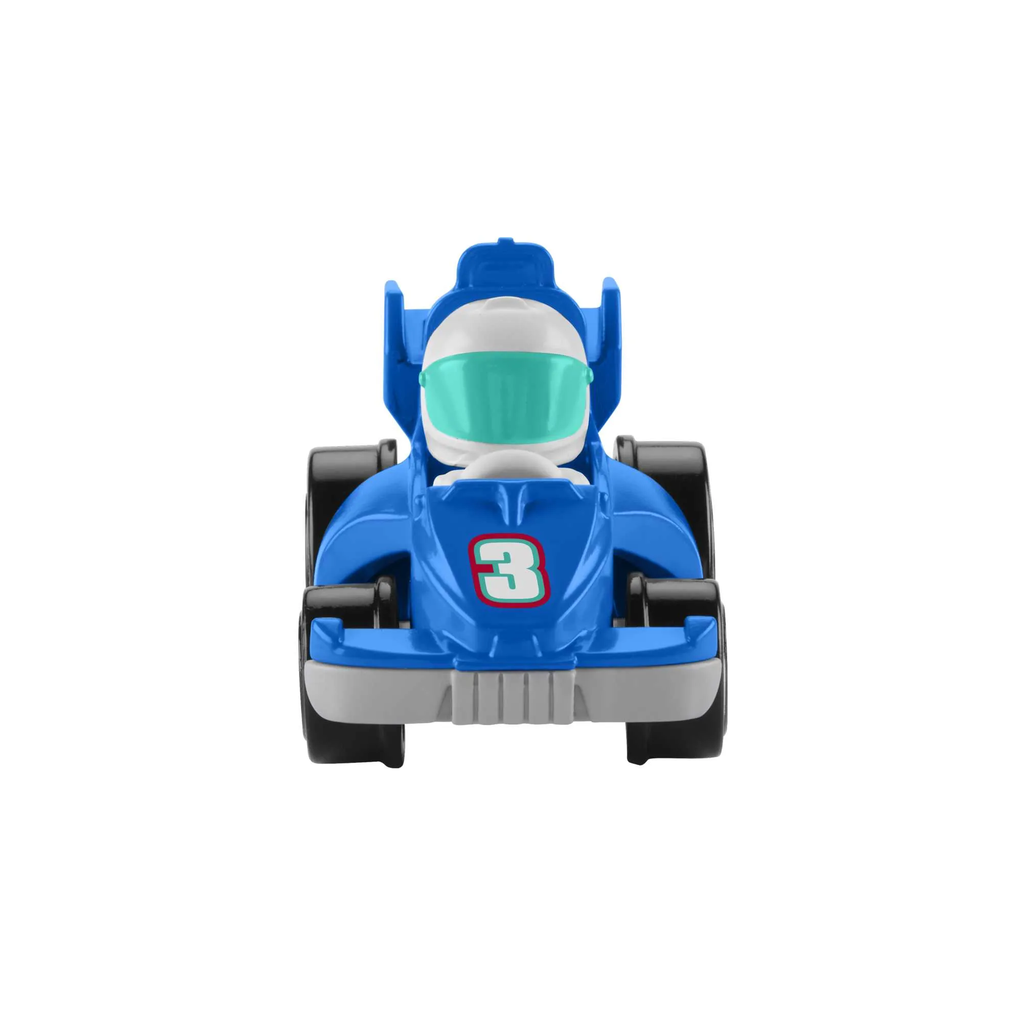 Little People Hot Wheels Juguete para Bebés Vehículo Wheelies Azul de Carreras