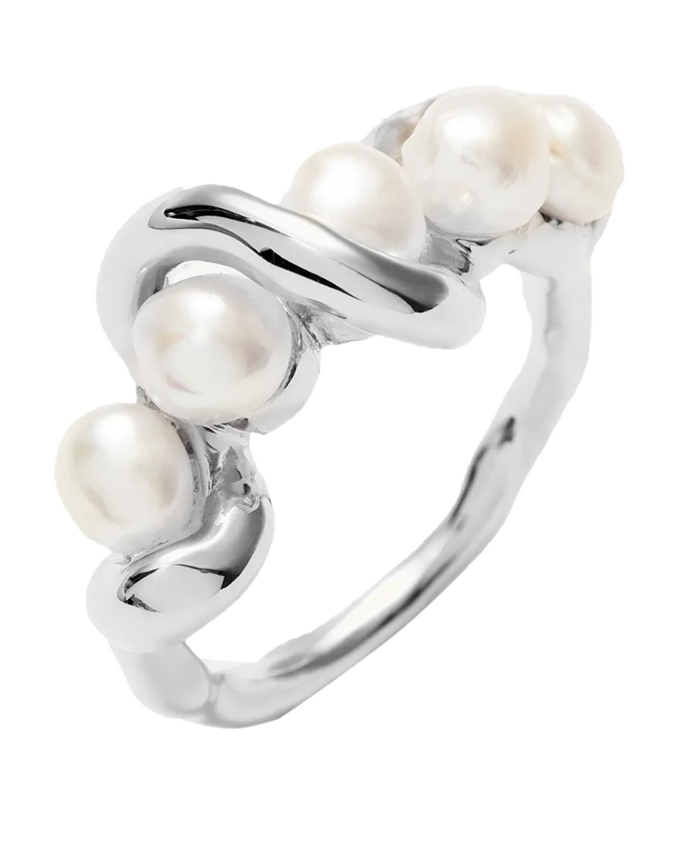 Molten Pearl Ring-o