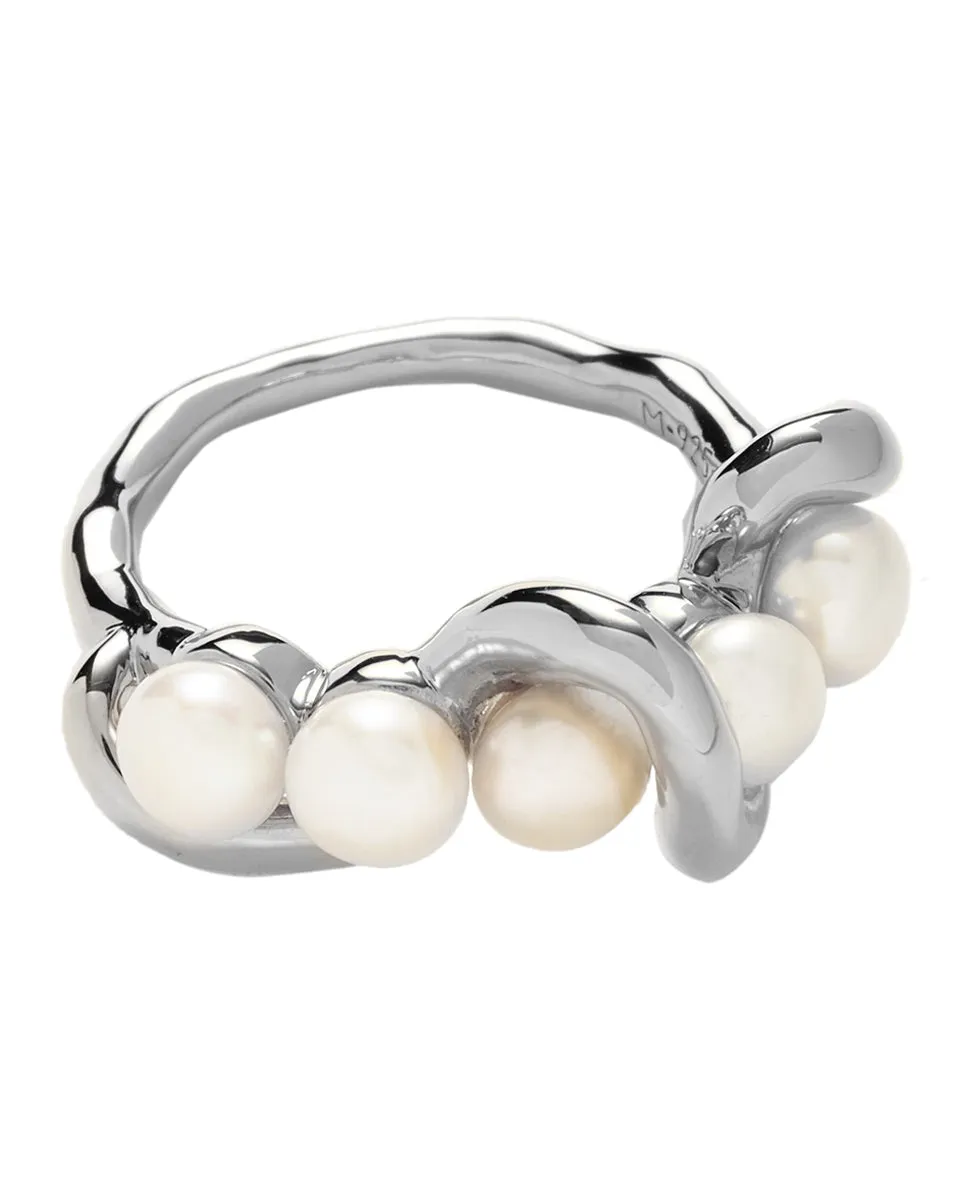 Molten Pearl Ring-o