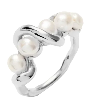 Molten Pearl Ring-o