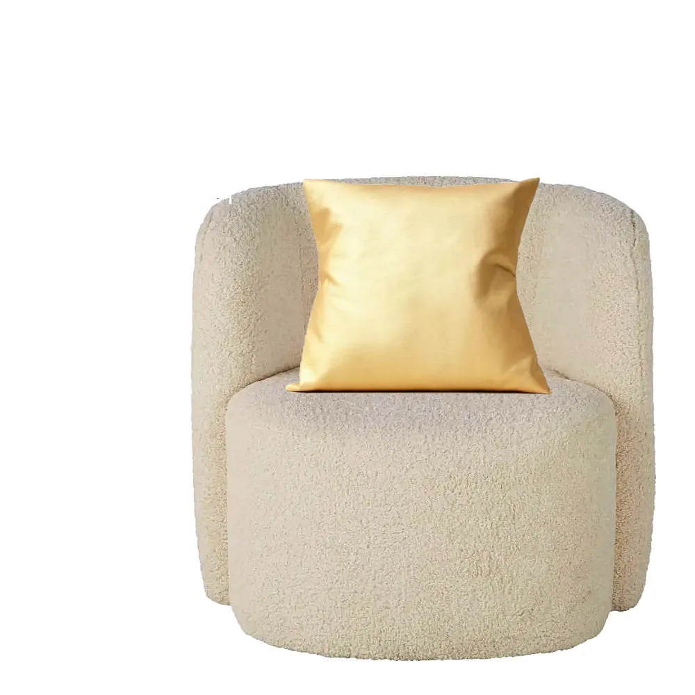 Paola Rolando Cuscino Oro Velvet  43x43cm Tessuto Made In Italy