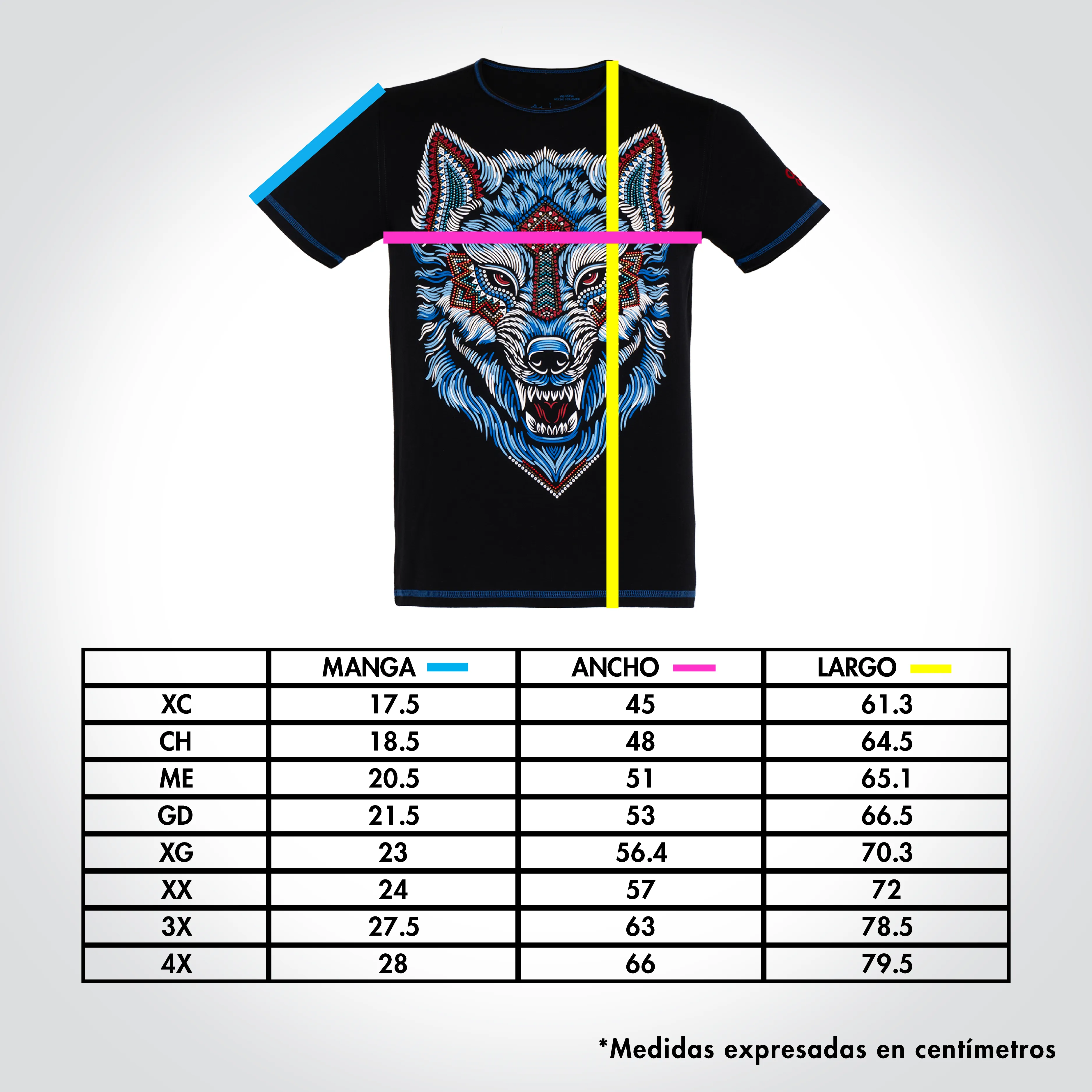 Playera estampada con aplicación de pedrería brillante para hombre - Modelo CALUPO