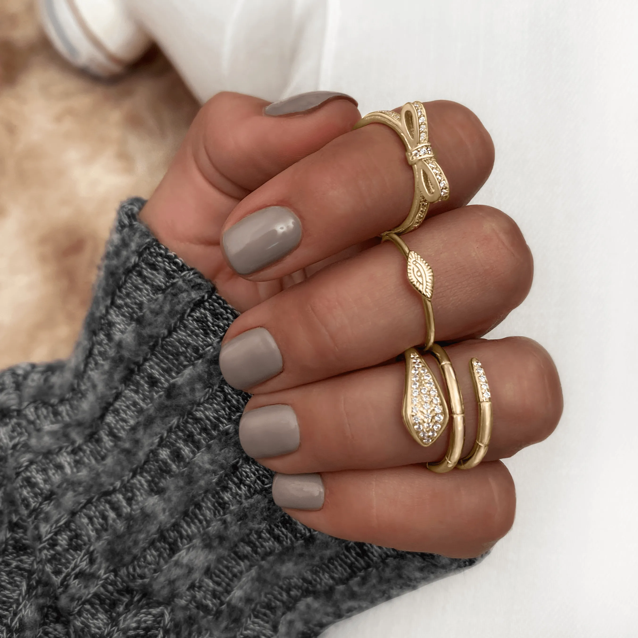 "Coiled Snake" Ring