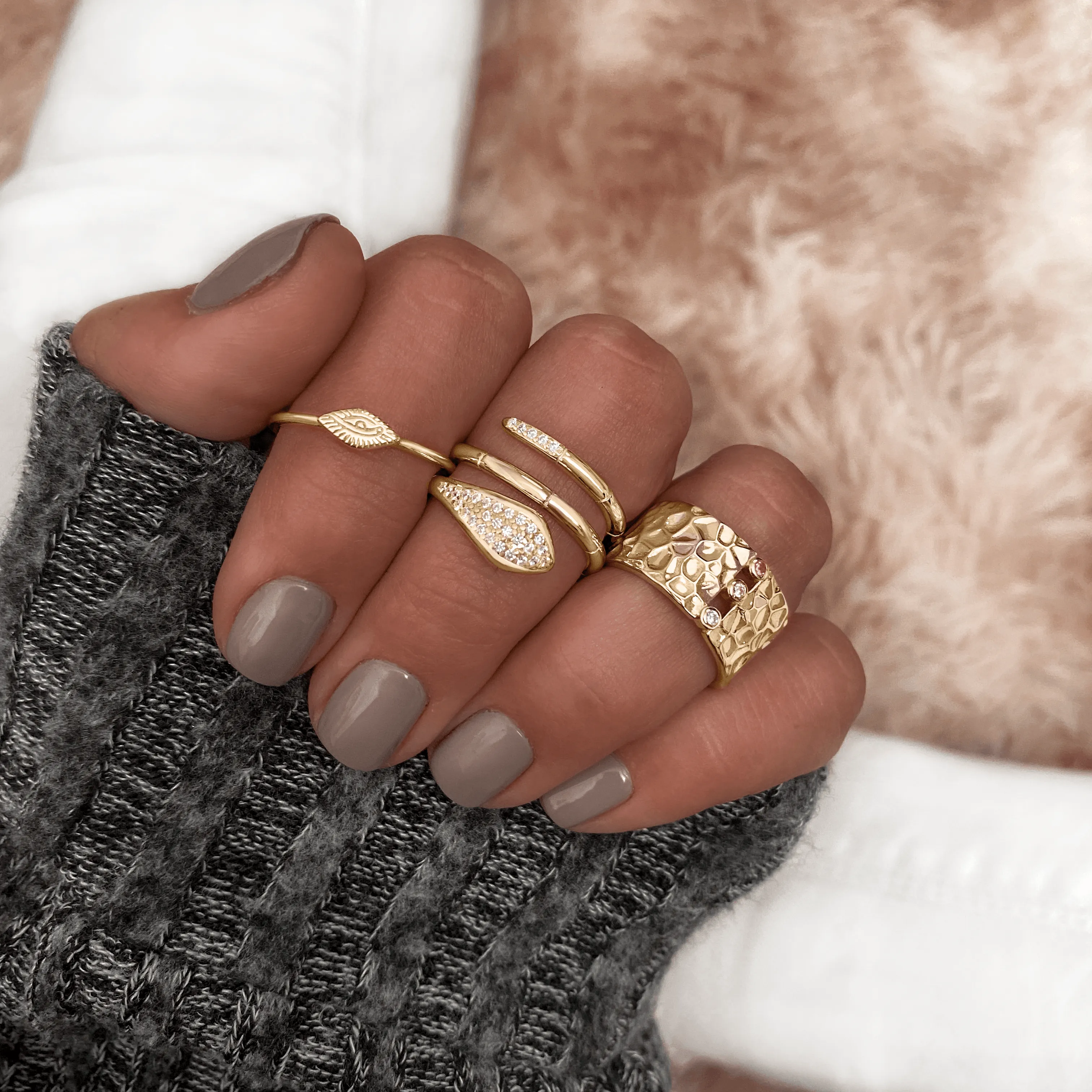 "Coiled Snake" Ring