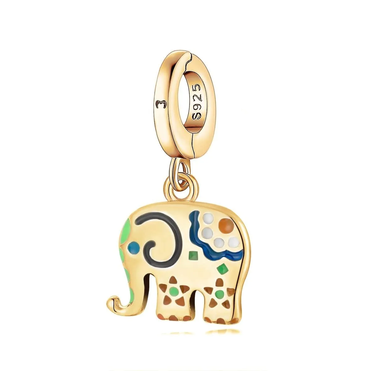 "Indian Elephant" Charm