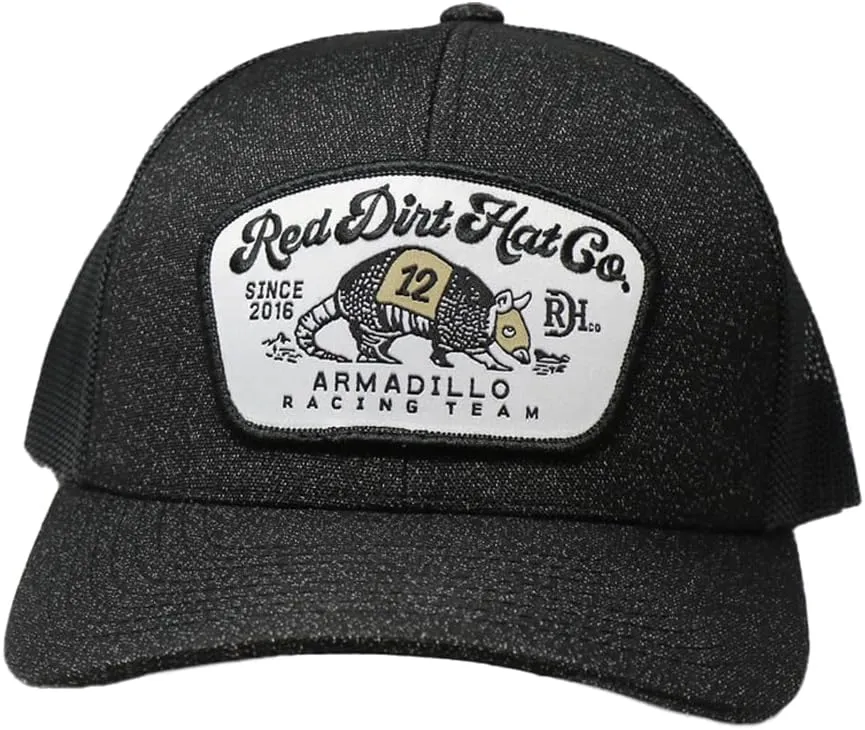 Red Dirt Hat Company Armadillo Racing Adjustable Snapback Hat