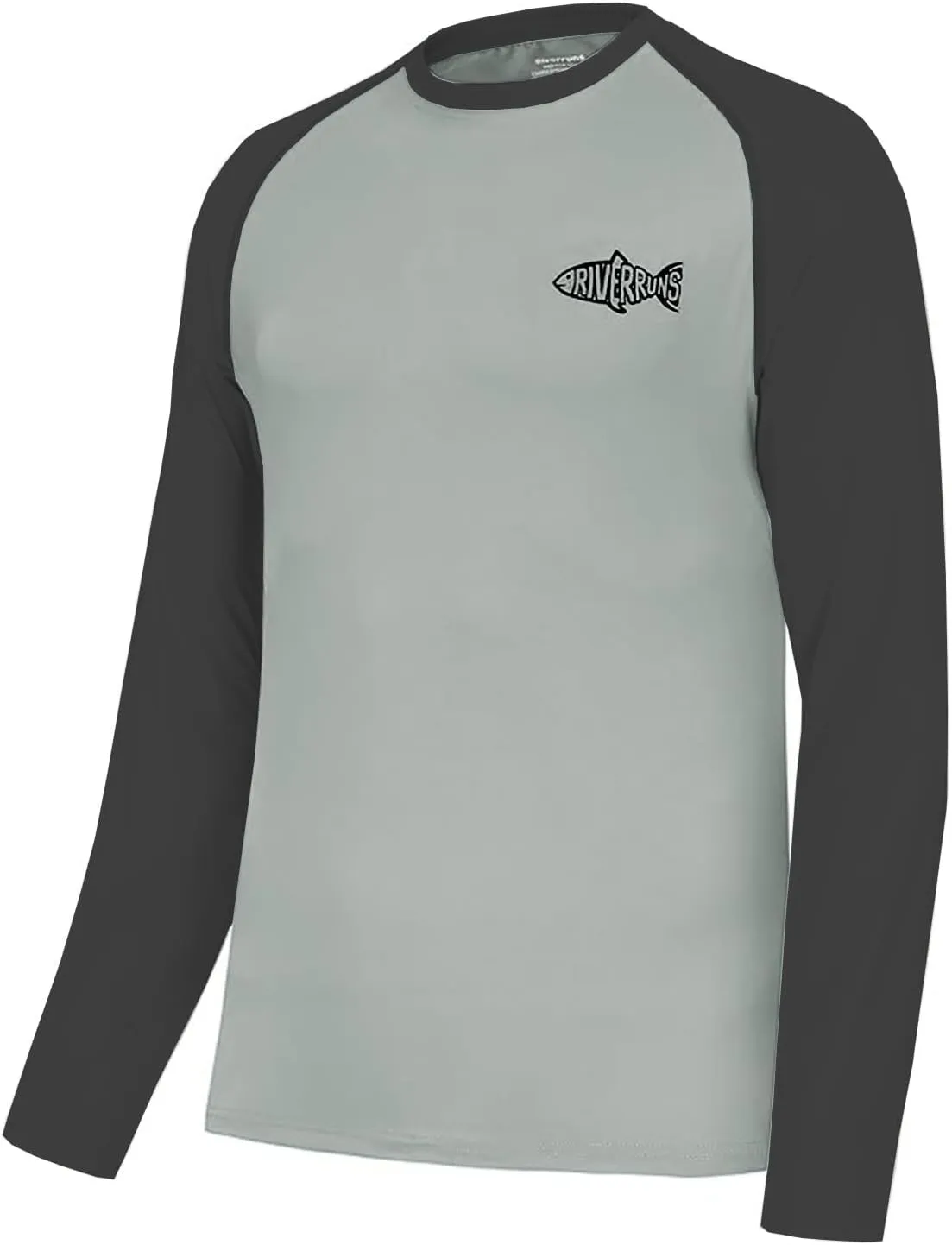 Riverruns Sun Protection Long Sleeve Shirts Rash Guard Shirts Ice-Cool Quick Dry Swim Shirt Fishing Sports Shirt#1013