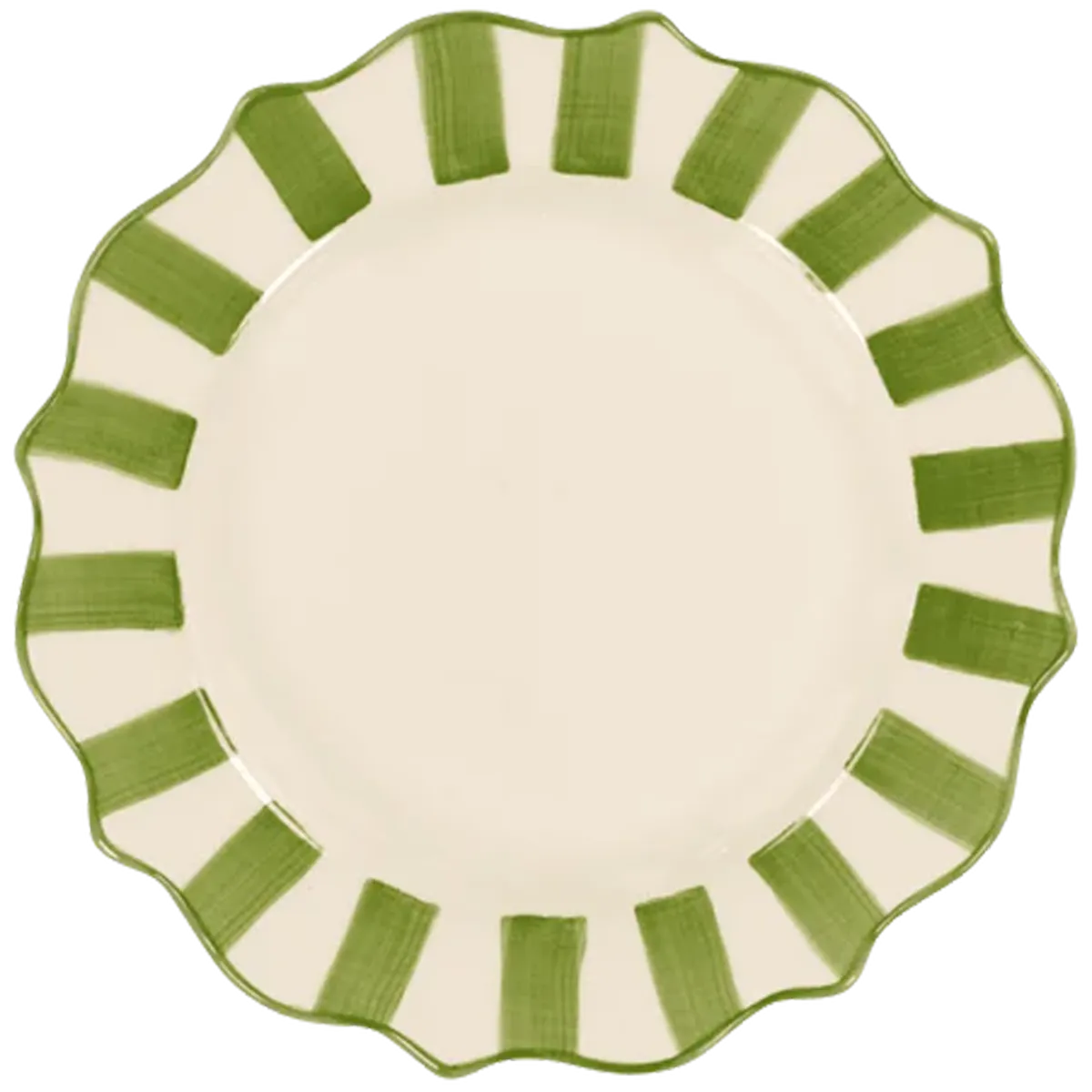 Scalloped Breakfast Plate
