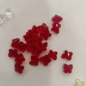 Swarovski Mariposa bead 8mm ud roja