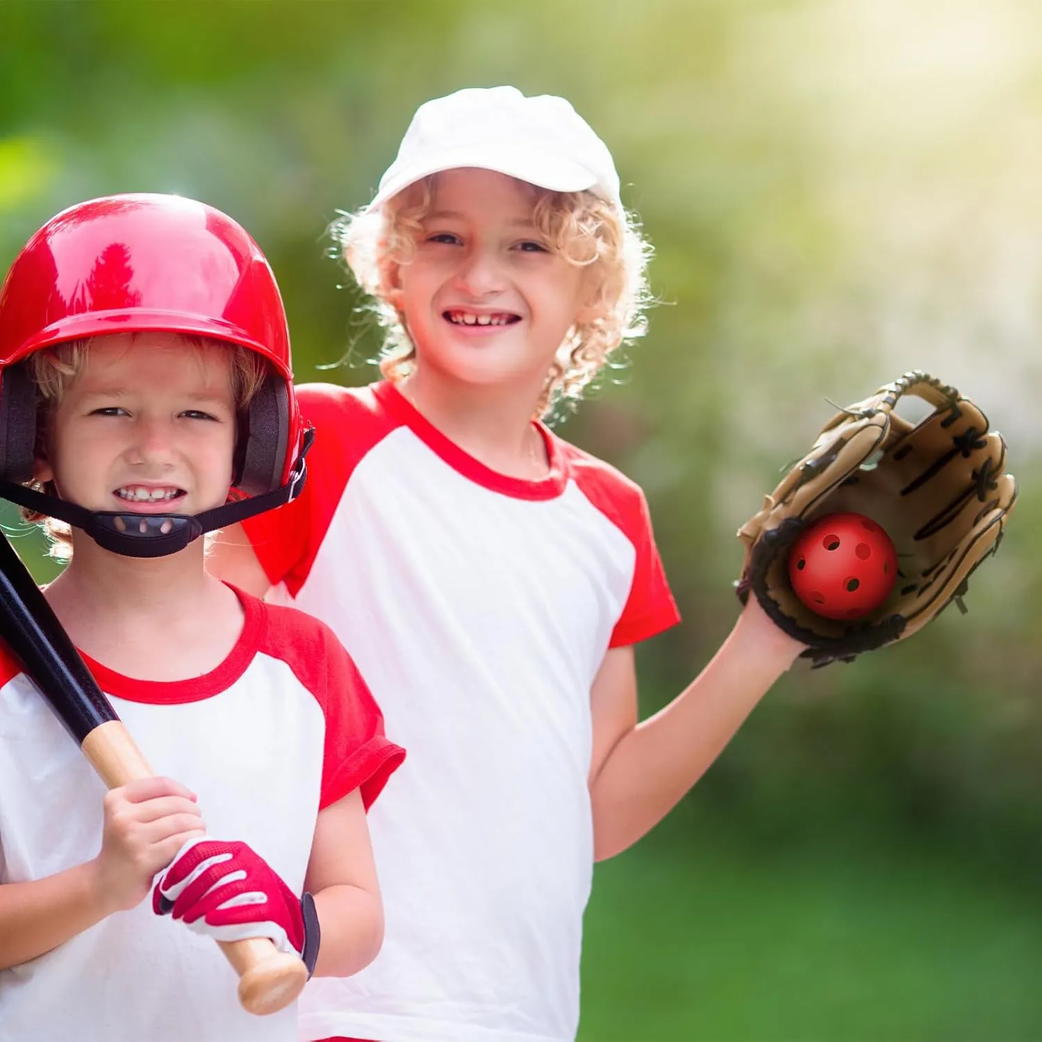 Tanlade 36 Pack Baseball Practice Balls Plastic Training Balls Lightweight Hollow Softballs with a Drawstring Bag for Hitting, 2.91 in Baseball Batting Training Pitching Indoor Outdoor Use
