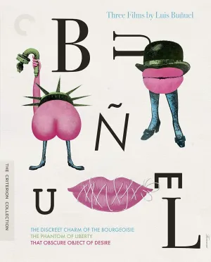 Three Films by Luis Buuel (The Discreet Charm of the Bourgeoisie, The Phantom of Liberty, That Obscure Object of Desire) (The Criterion Collection) [Blu-ray]
