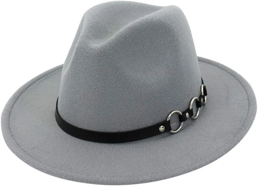 Unisex Short Brim Fedora Hats for Men Women   Fedora Hats Panama Hats, Fashion Elastic Fedora Hats