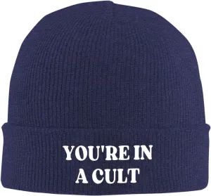 You're in A Cult Knit Hat Men Women Warm Winter Hat Beanie Fashion Cap